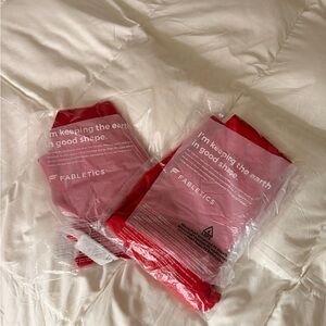 Fabletics Vibrant Red set